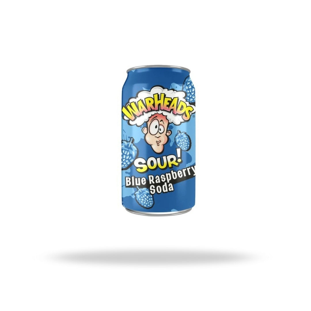 Warheads Sour Blue Raspberry Soda