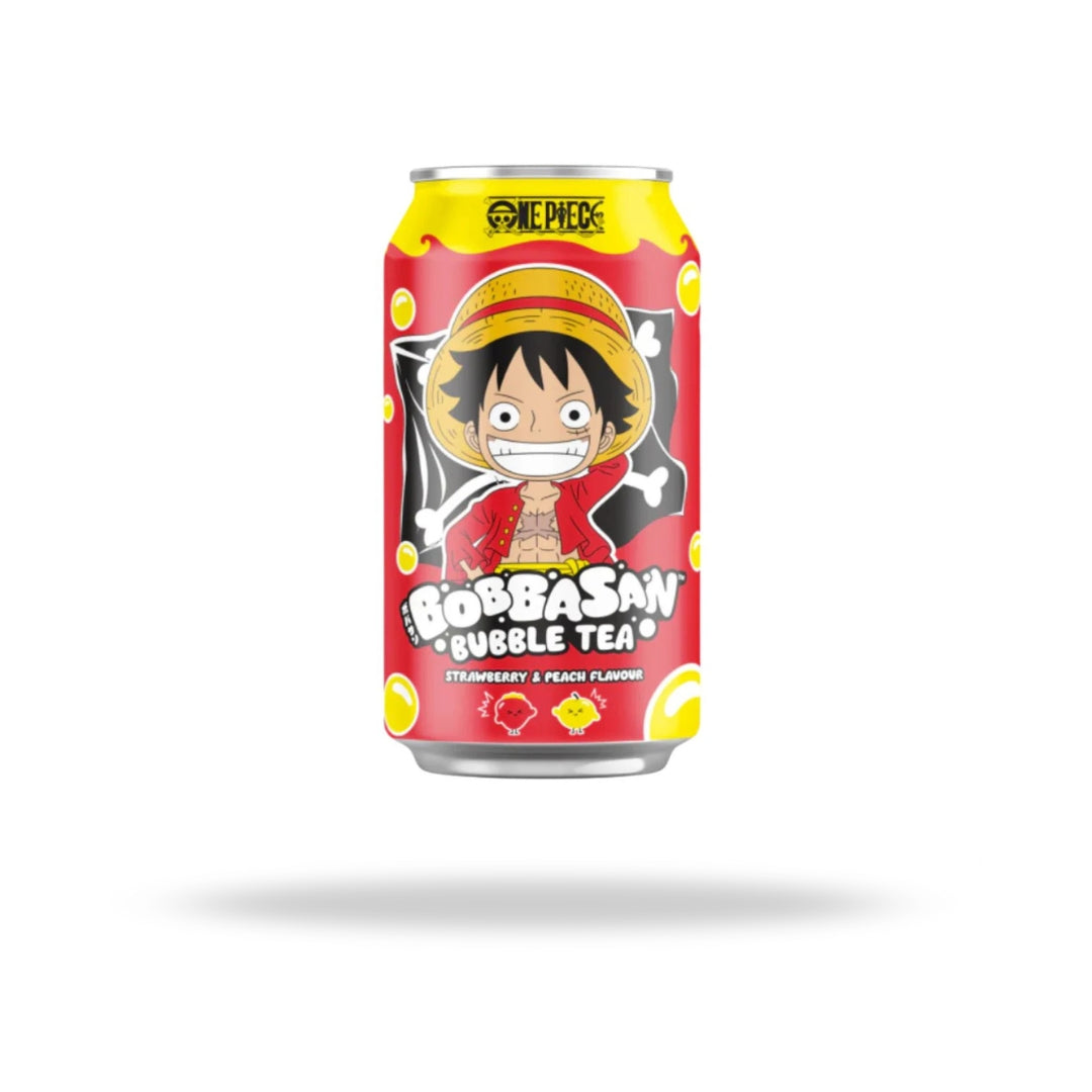 Luffy Bubble Tea Peach & Strawberry